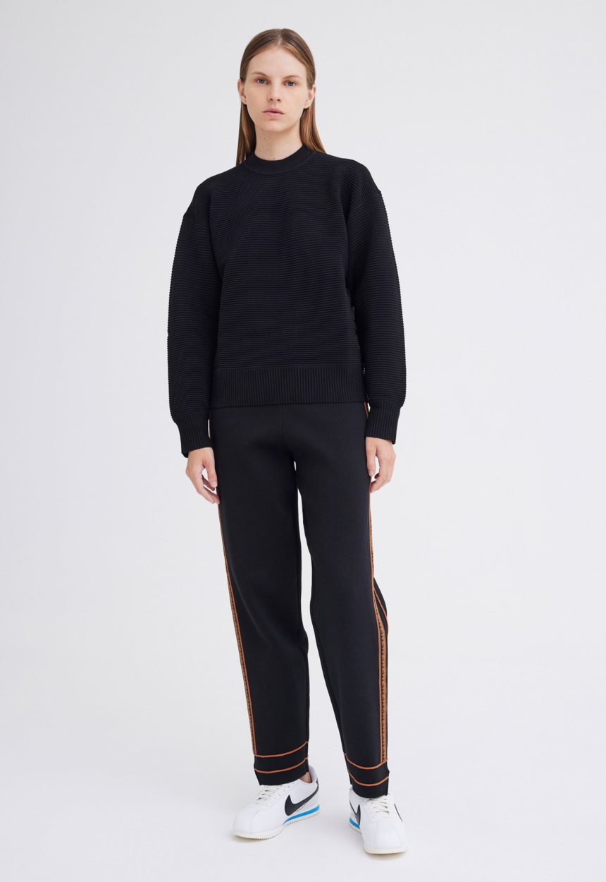 Jac + Jack NAGNATA Sonny Crew Neck Sweater - Black