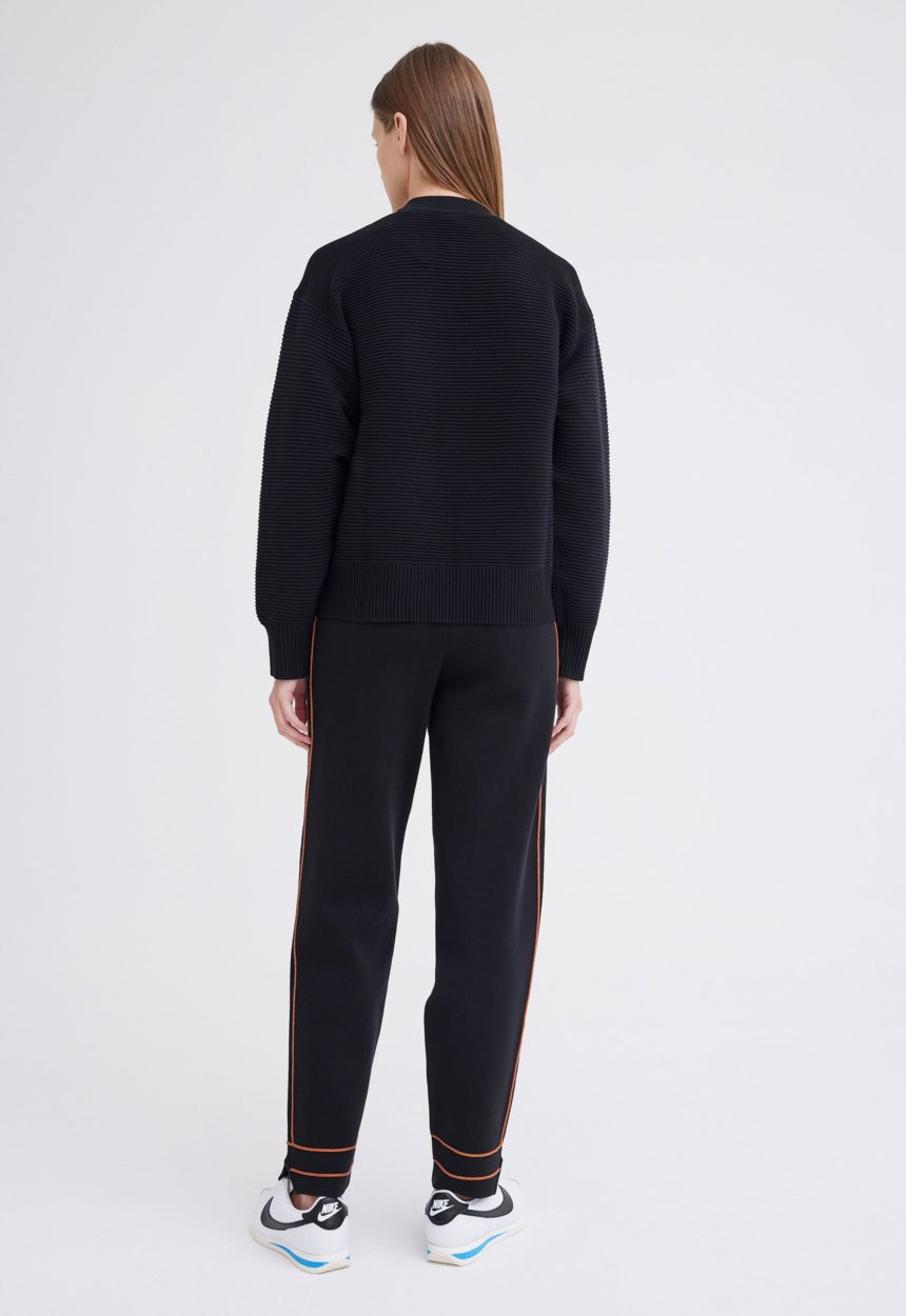 Jac + Jack NAGNATA Sonny Crew Neck Sweater - Black