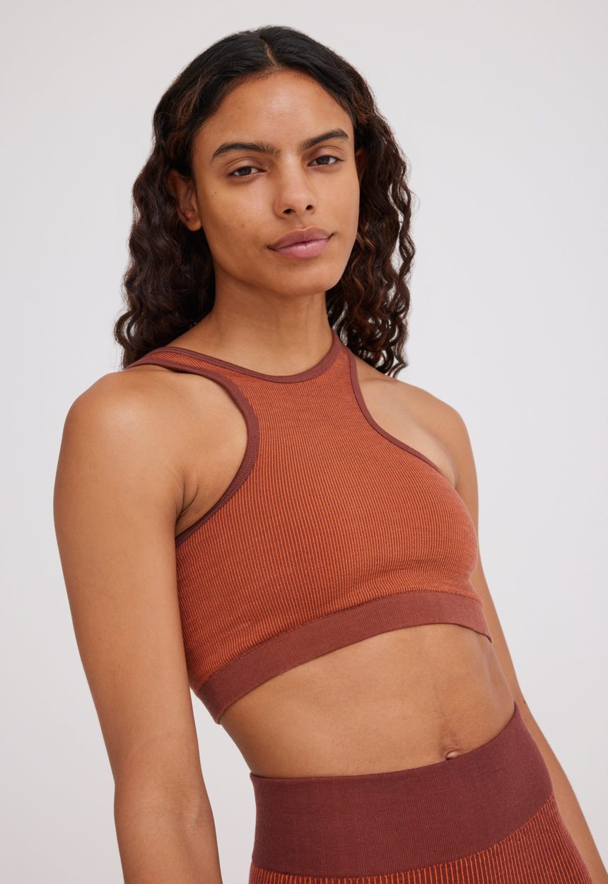 Jac + Jack NAGNATA Yang Crop - Henna/Cedar