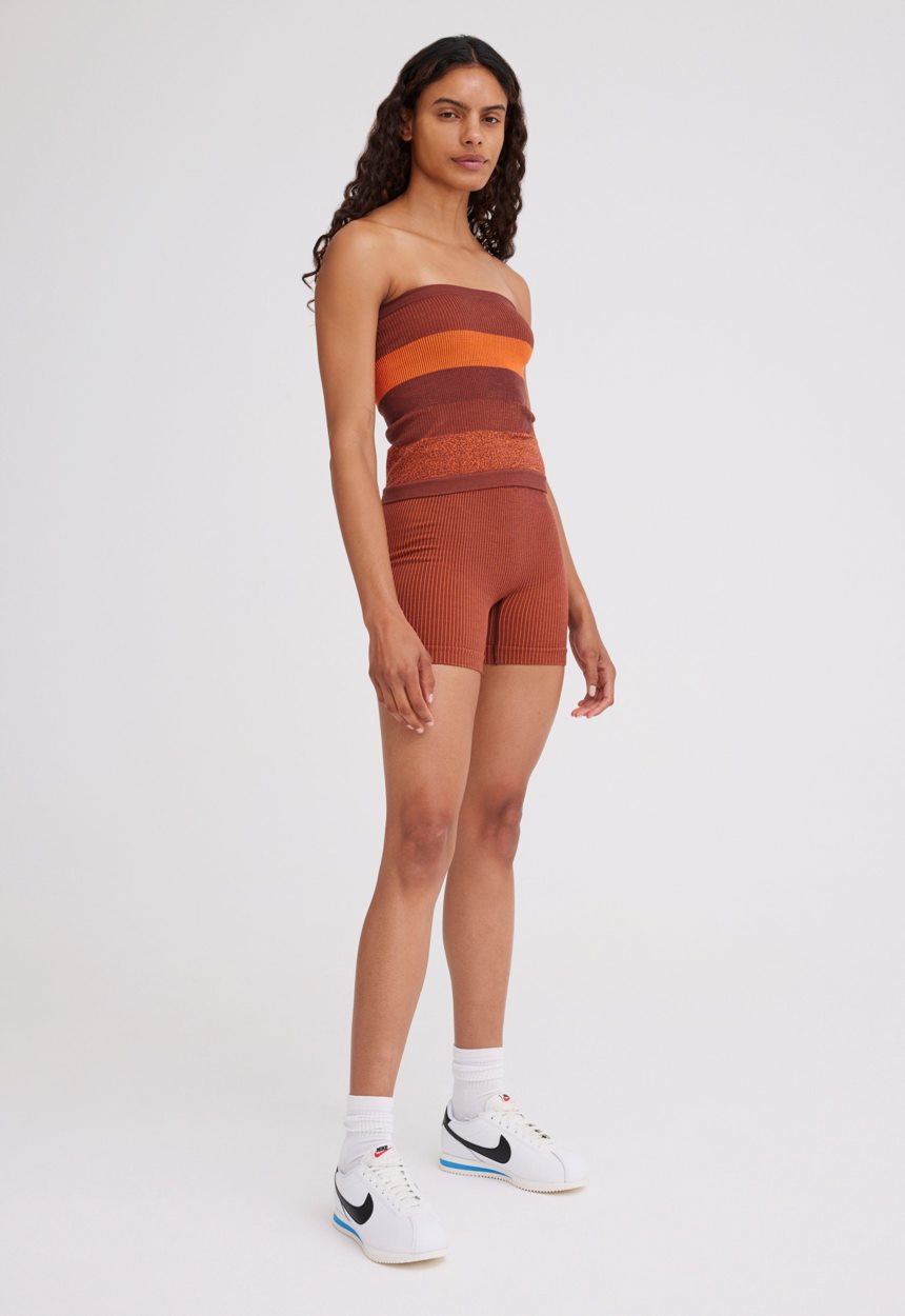 Jac + Jack NAGNATA Yang Tube Top - Henna/Cedar