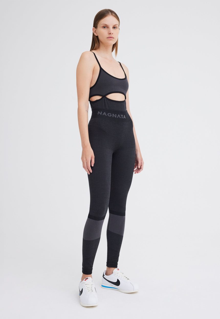 Jac + Jack NAGNATA Rib Legging - Black