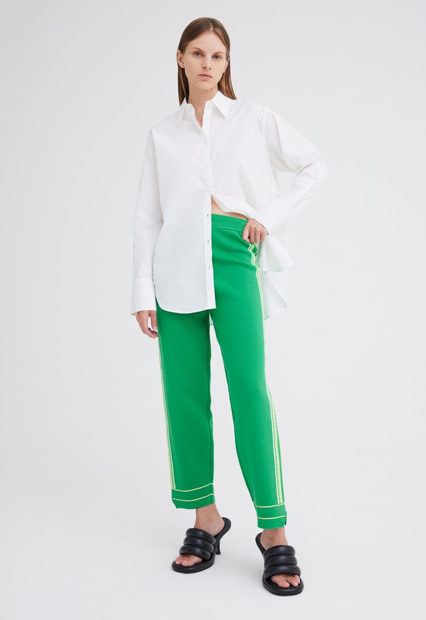 Jac + Jack NAGNATA Symbol Track Pant - Honeydew Green