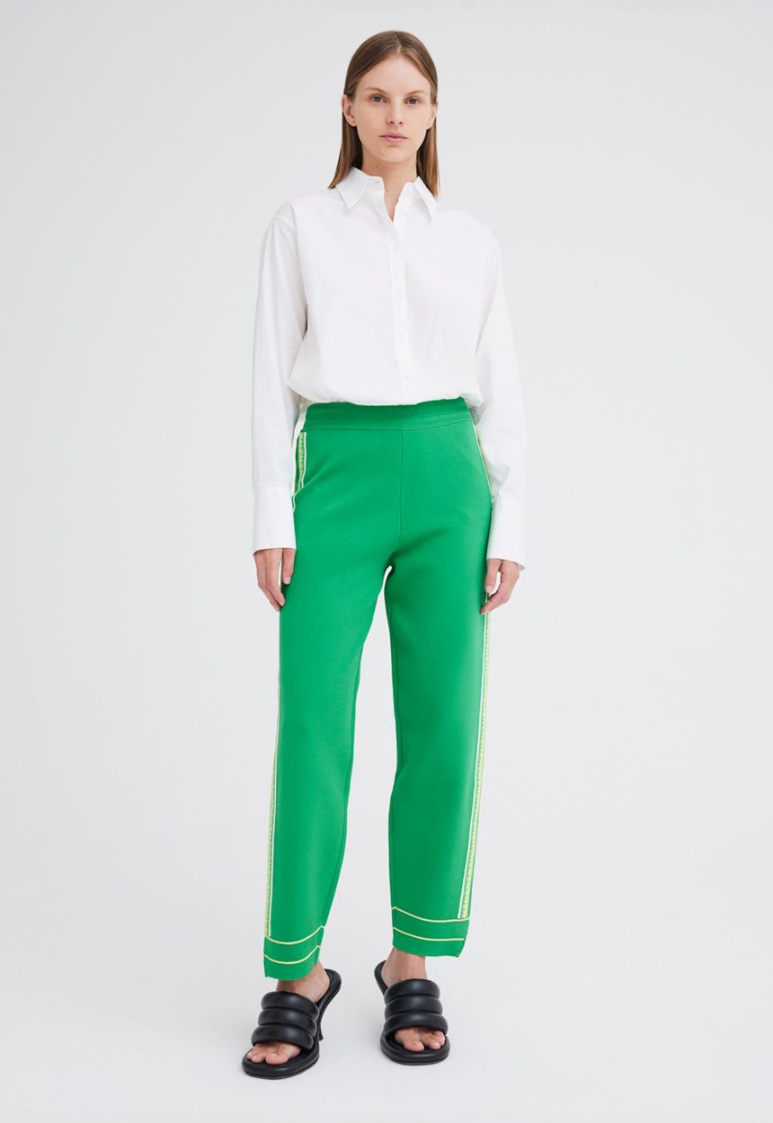 Jac + Jack NAGNATA Symbol Track Pant - Honeydew Green