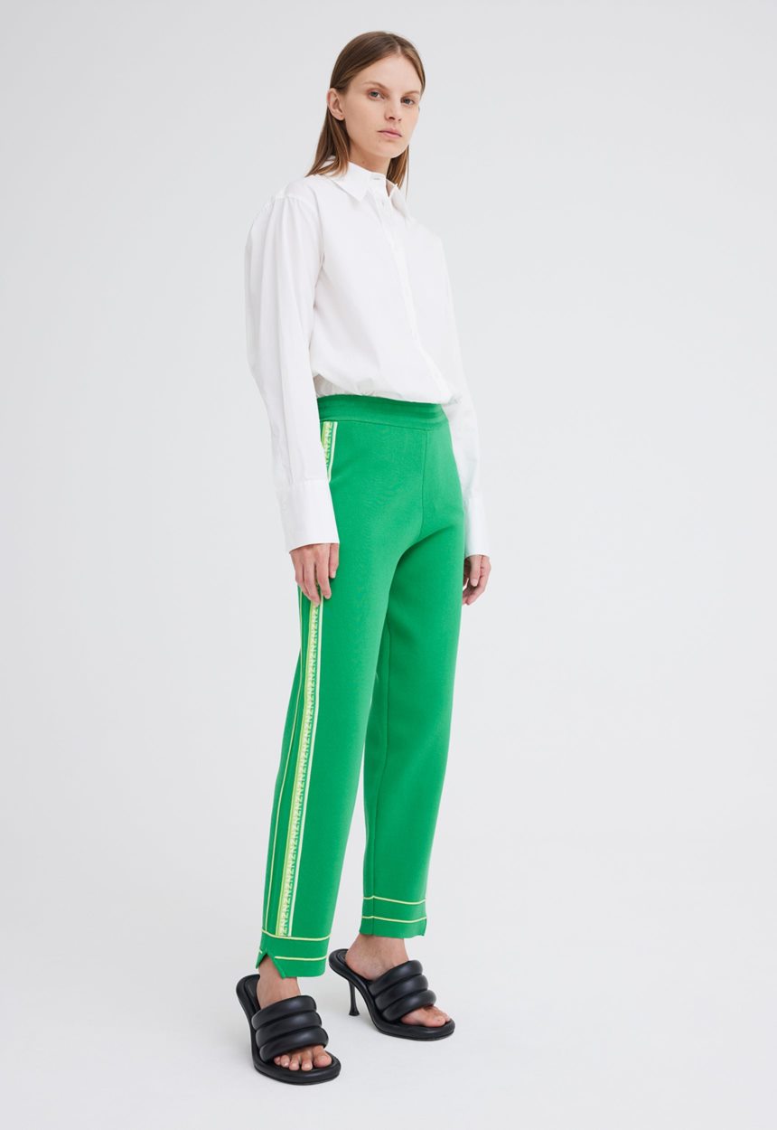 Jac + Jack NAGNATA Symbol Track Pant - Honeydew Green