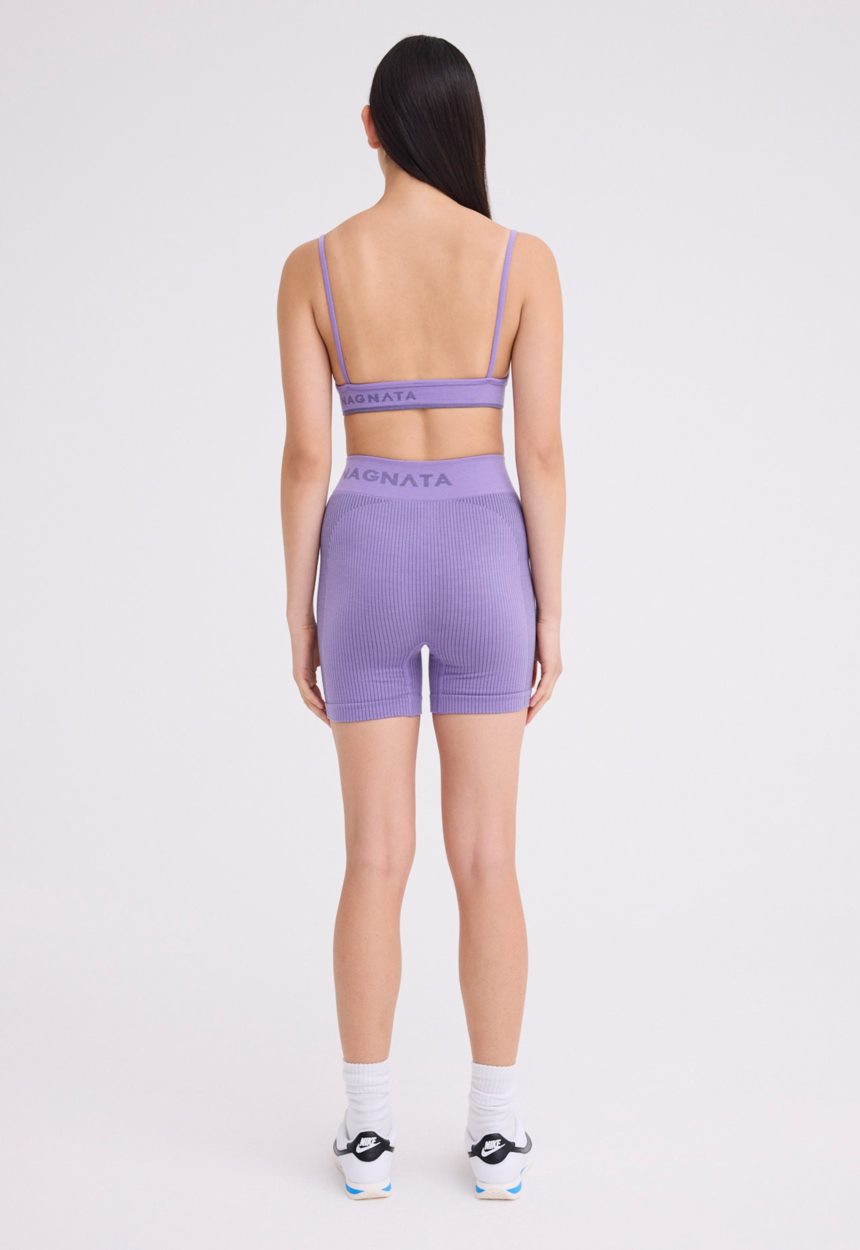 Jac + Jack NAGNATA Tri Wool Bralet - Iris Purple