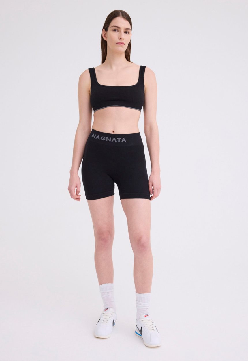 Jac + Jack NAGNATA Ballet Wool Mini Short - Black