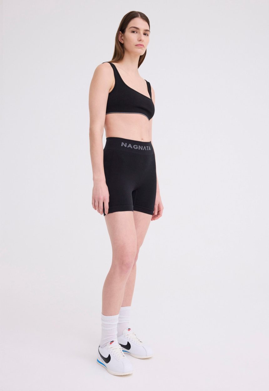 Jac + Jack NAGNATA Ballet Wool Mini Short - Black