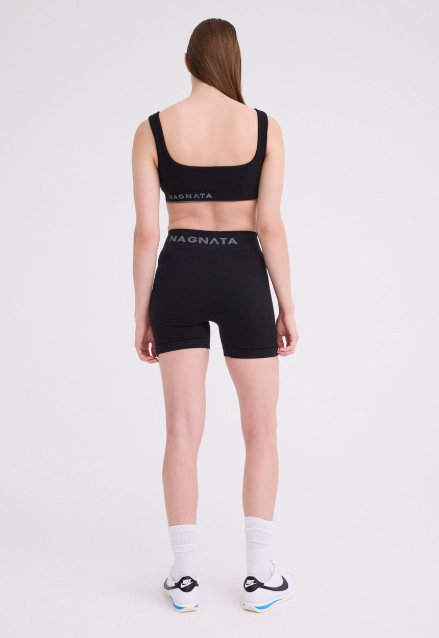 Jac + Jack NAGNATA Ballet Wool Mini Short - Black