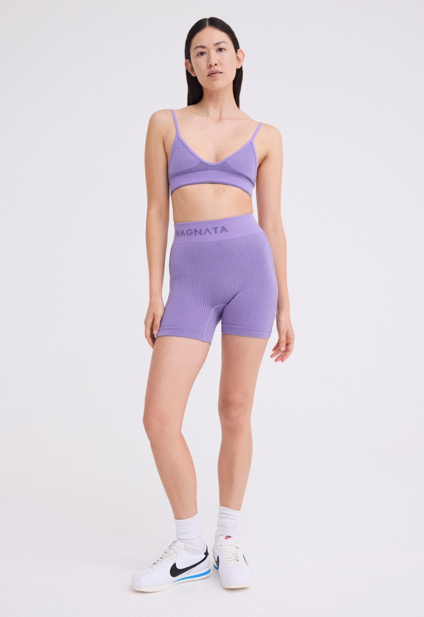 Jac + Jack NAGNATA Ballet Wool Mini Short - Iris Purple