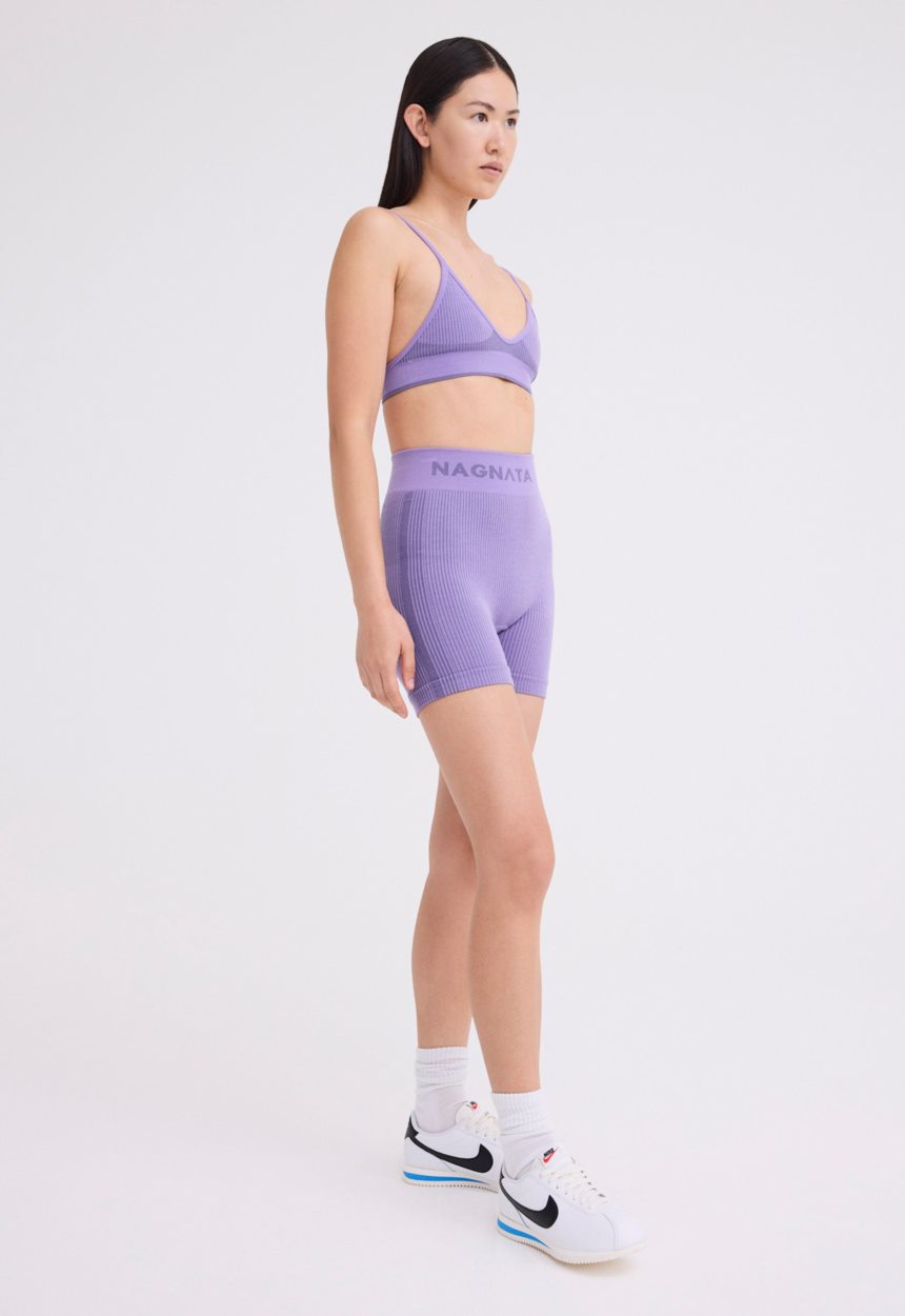 Jac + Jack NAGNATA Ballet Wool Mini Short - Iris Purple