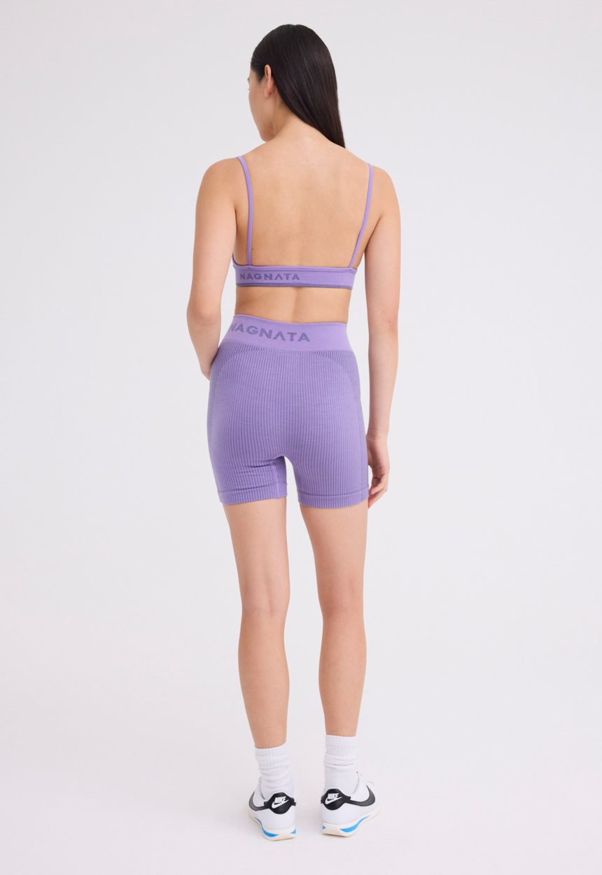 Jac + Jack NAGNATA Ballet Wool Mini Short - Iris Purple