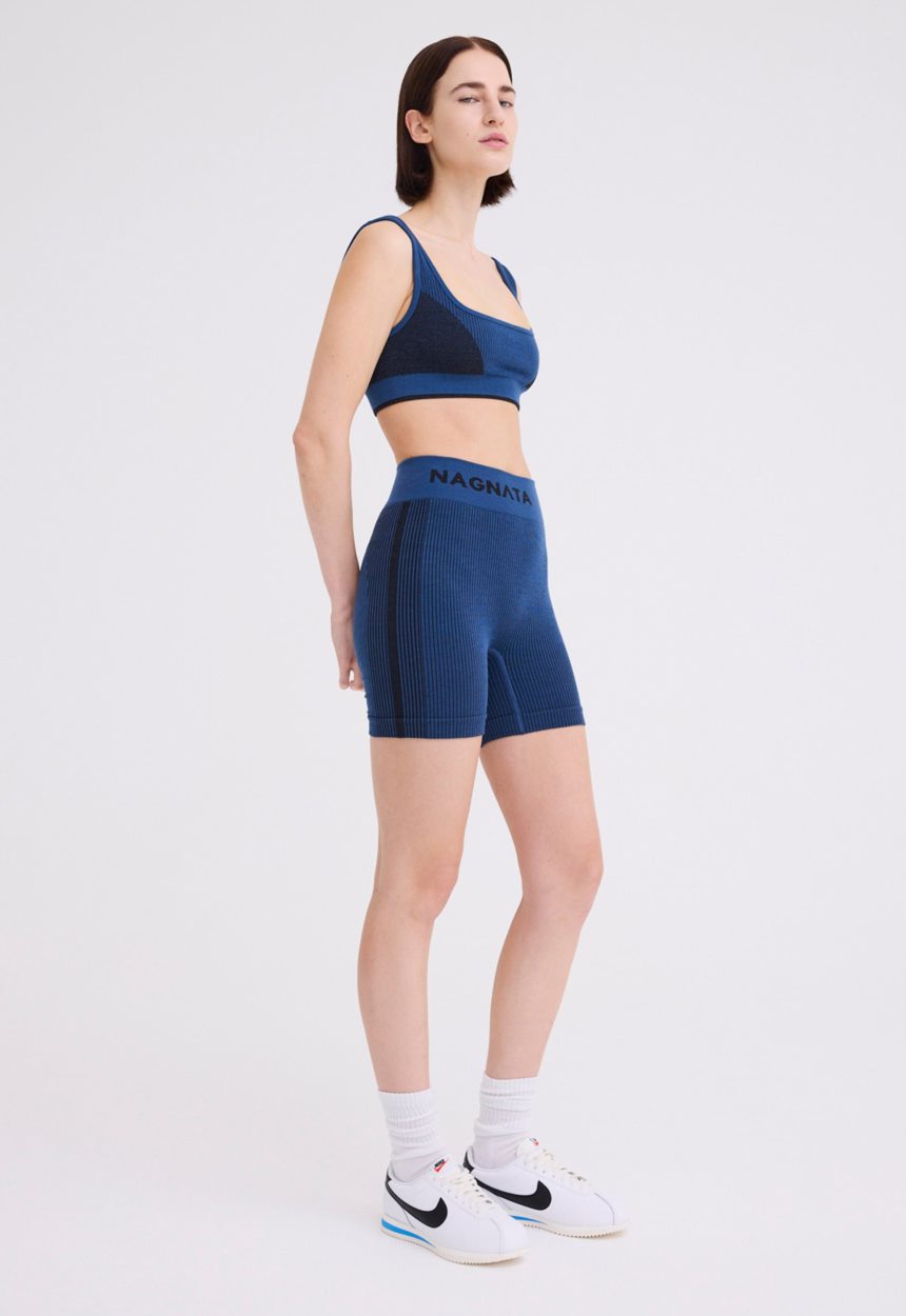 Jac + Jack NAGNATA Ballet Wool Mini Short - Ocean Blue