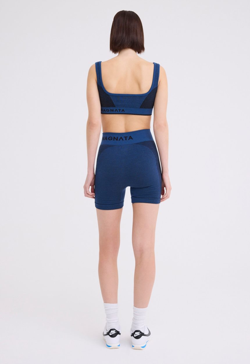 Jac + Jack NAGNATA Ballet Wool Mini Short - Ocean Blue