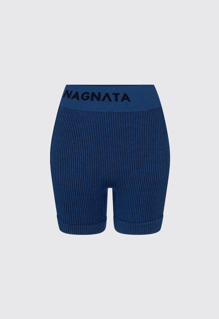 Jac + Jack NAGNATA Ballet Wool Mini Short - Ocean Blue