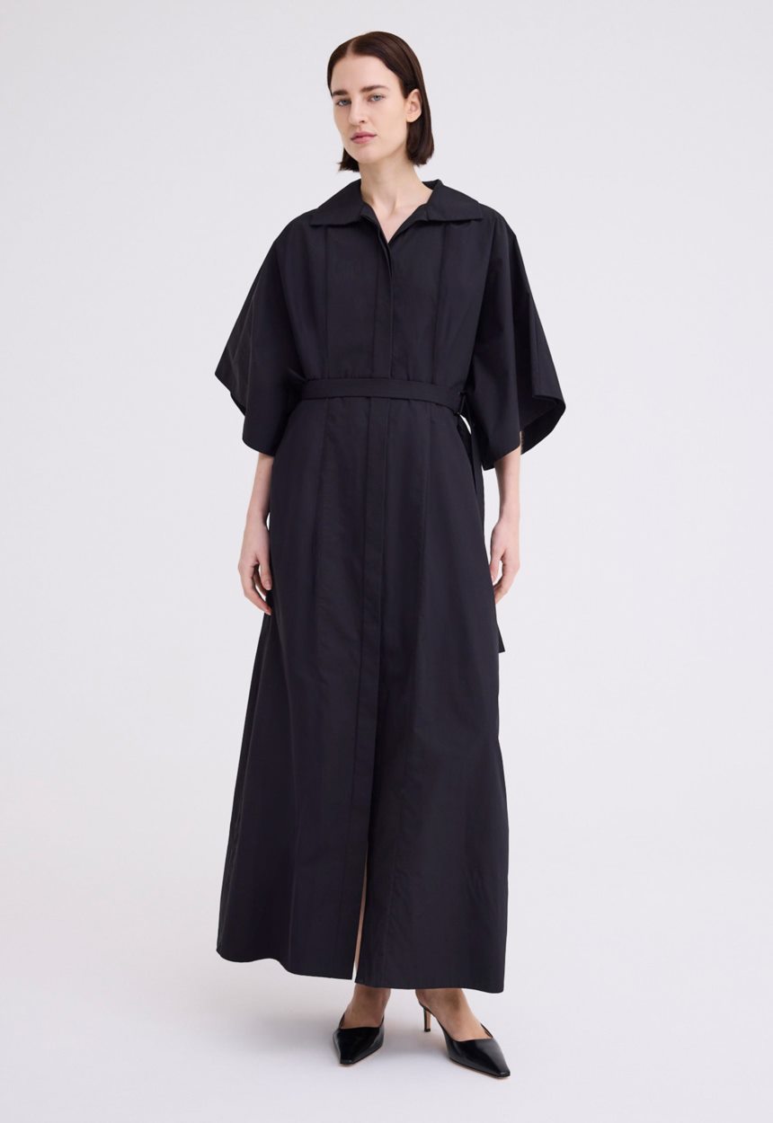 Jac + Jack Xavier Shirt Maxi Dress - Black