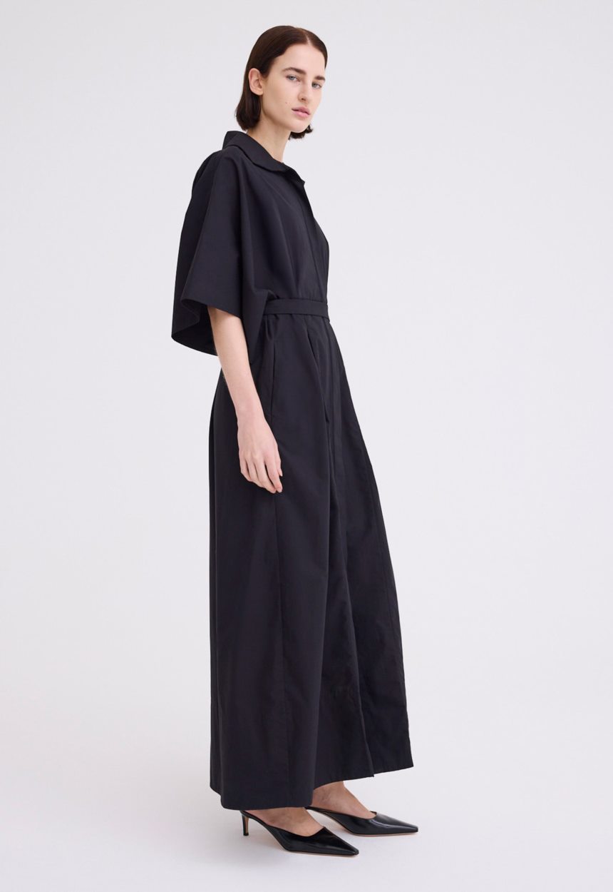 Jac + Jack Xavier Shirt Maxi Dress - Black