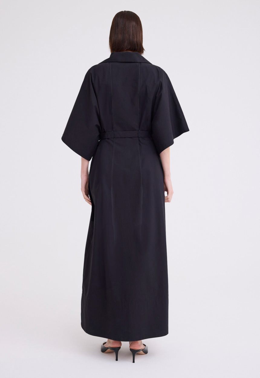 Jac + Jack Xavier Shirt Maxi Dress - Black