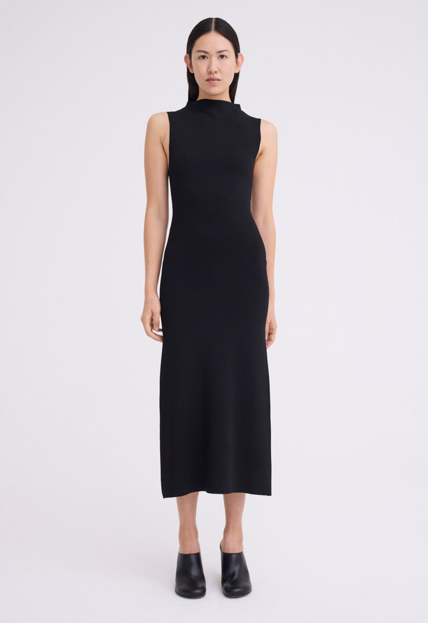 Jac + Jack Moma Knit Midi Dress - Black