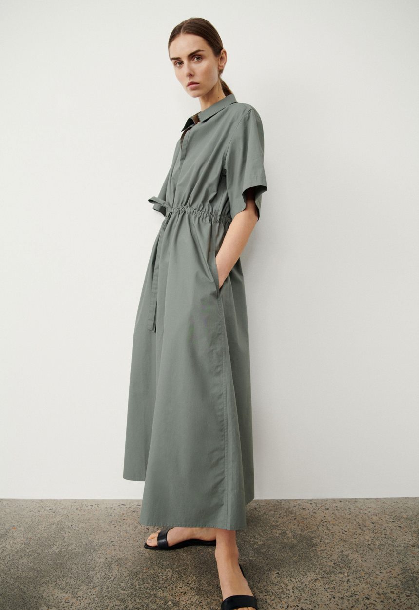 Jac + Jack Zinc Dress - Loden