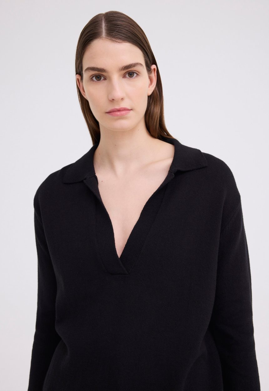 Jac + Jack Rugger Organic Cotton Sweater - Black