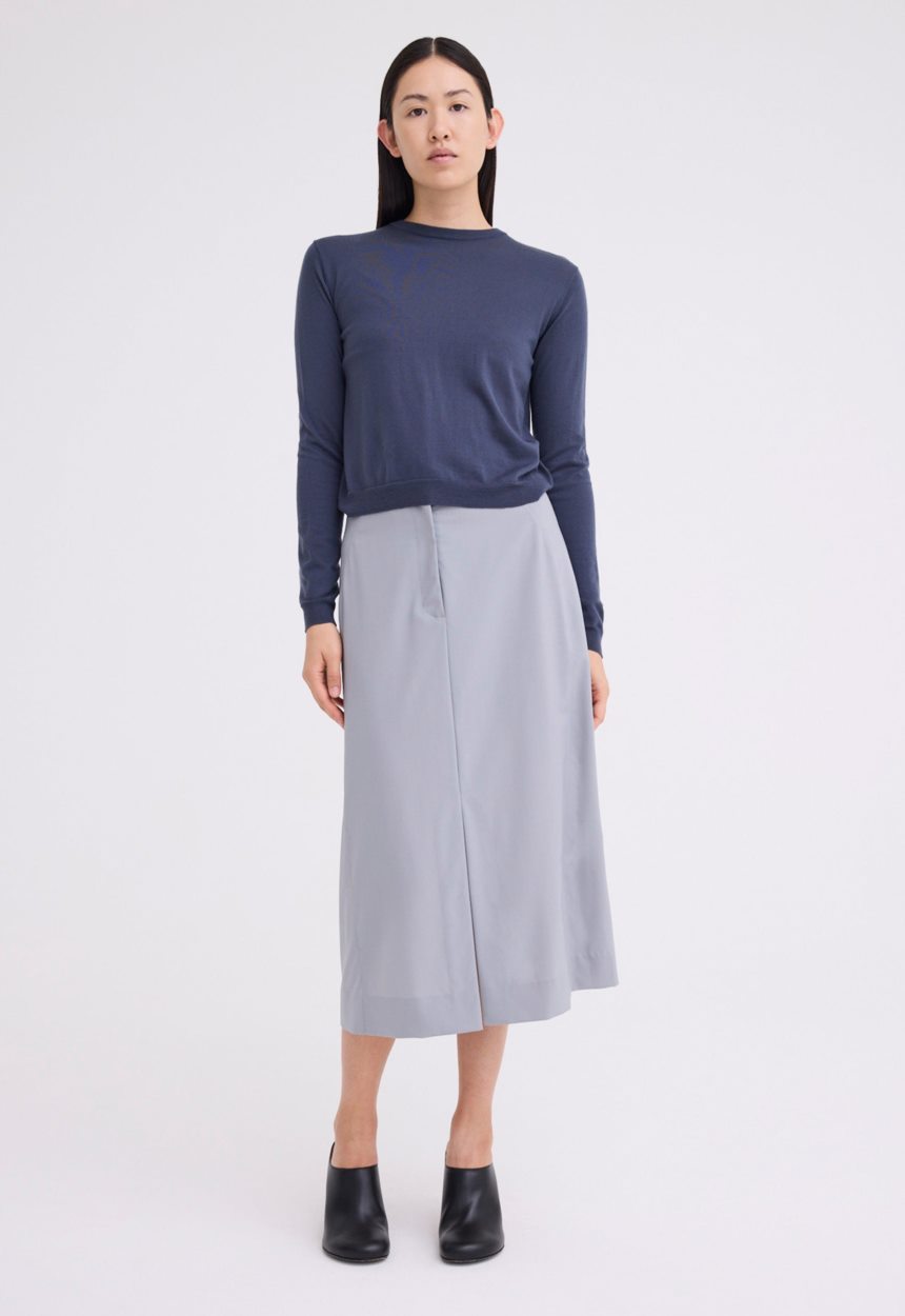 Jac + Jack Apex Merino Wool Sweater - Sly Blue