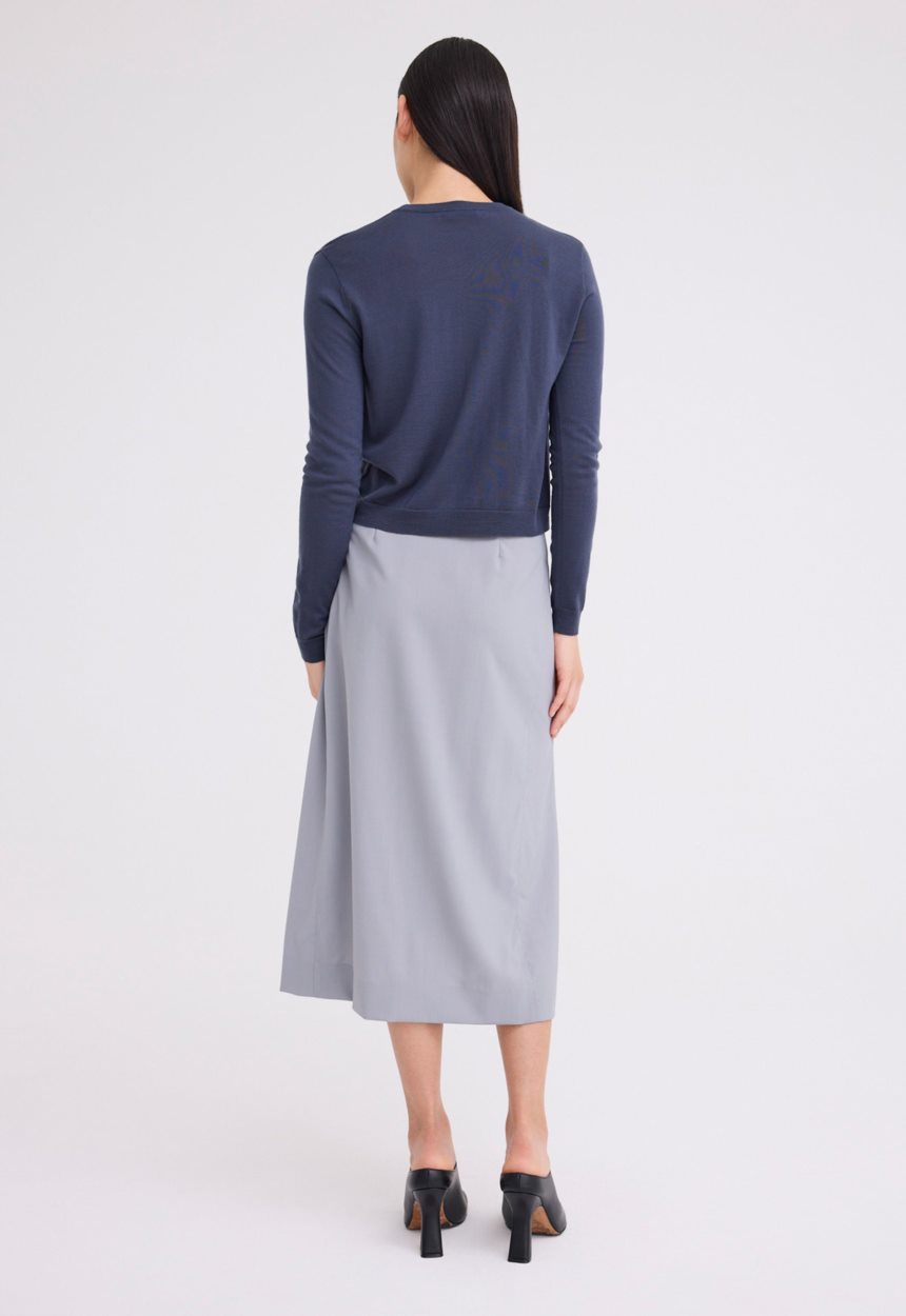 Jac + Jack Apex Merino Wool Sweater - Sly Blue