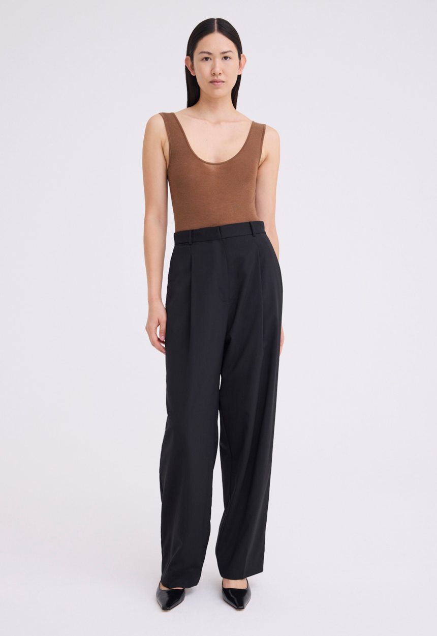 Jac + Jack Yoda Merino Wool Bodysuit - Dario Brown