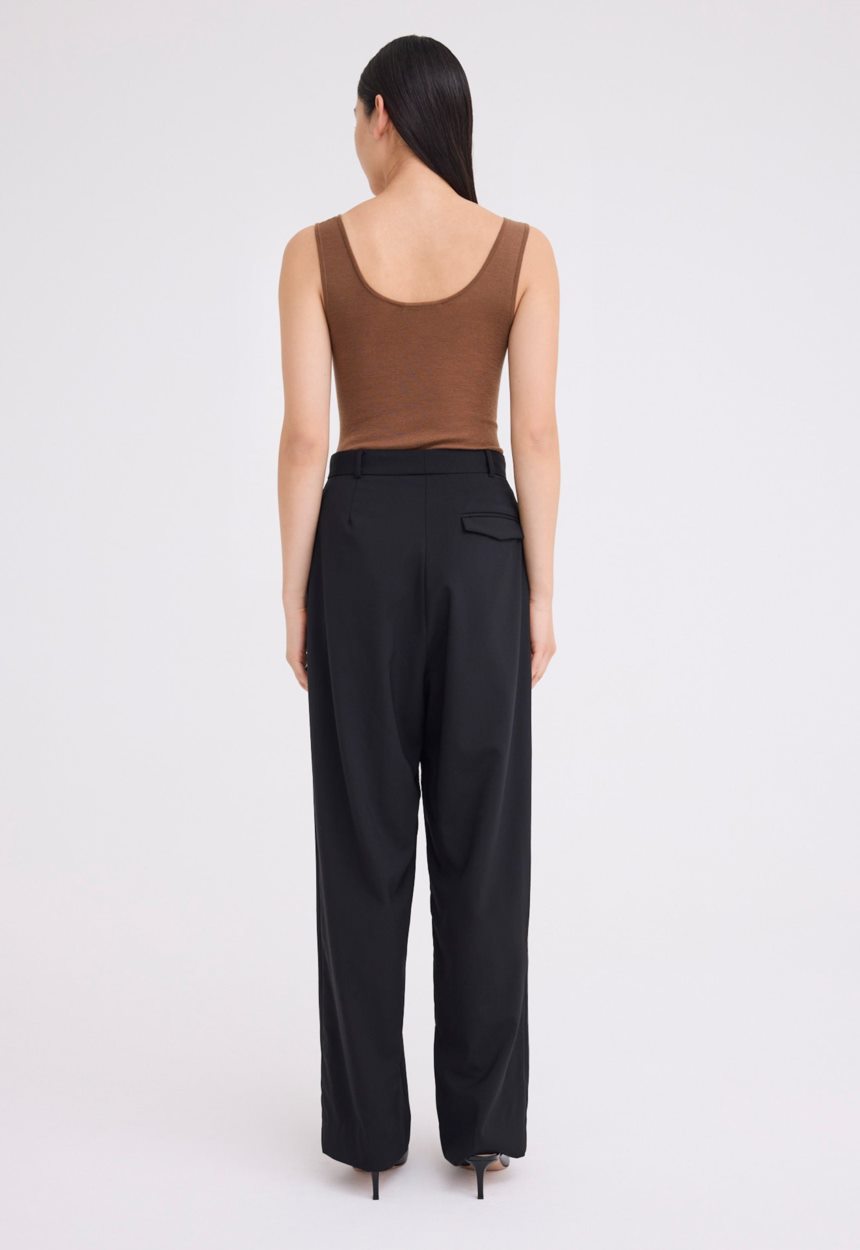 Jac + Jack Yoda Merino Wool Bodysuit - Dario Brown