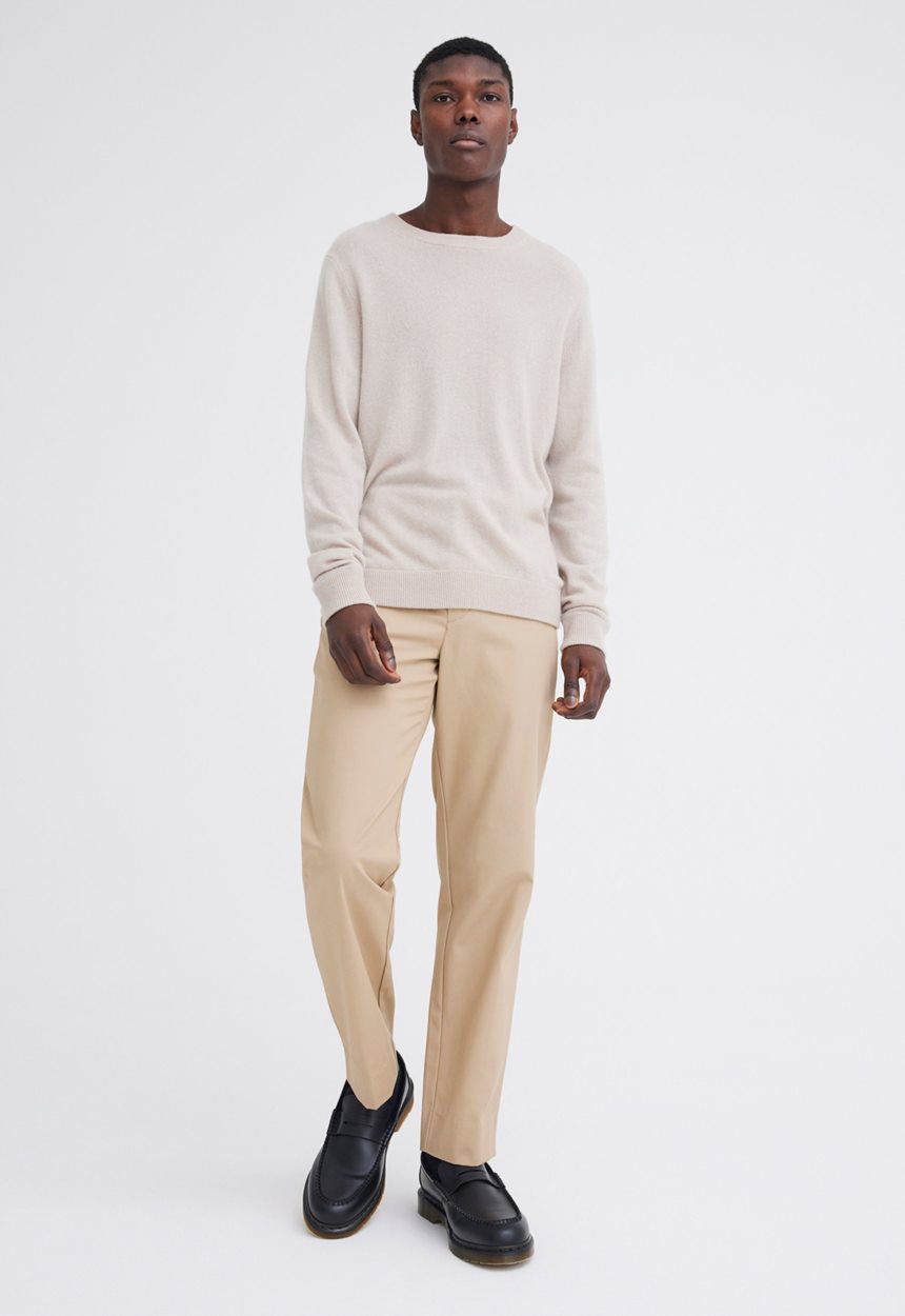 Jac + Jack Beckham Cashmere Sweater - Flaxen Beige