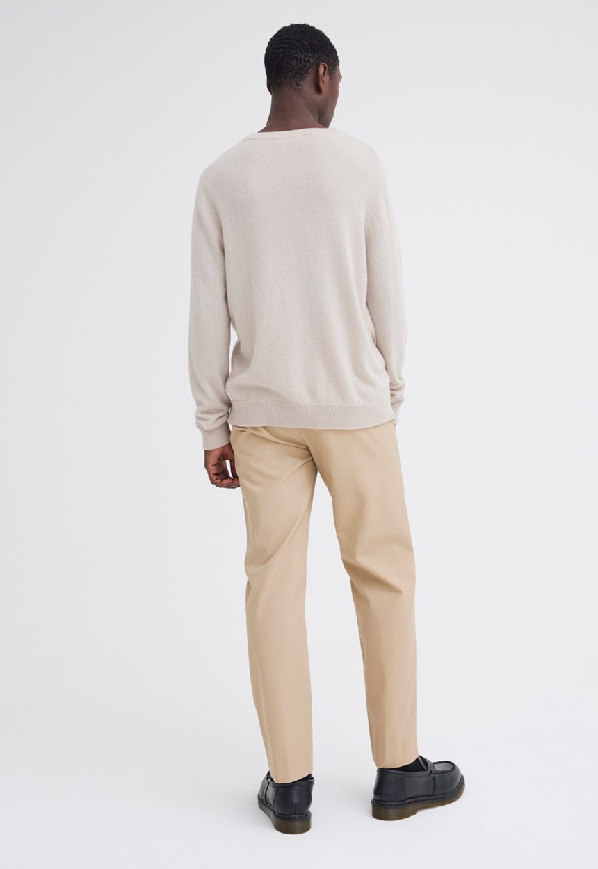 Jac + Jack Beckham Cashmere Sweater - Flaxen Beige