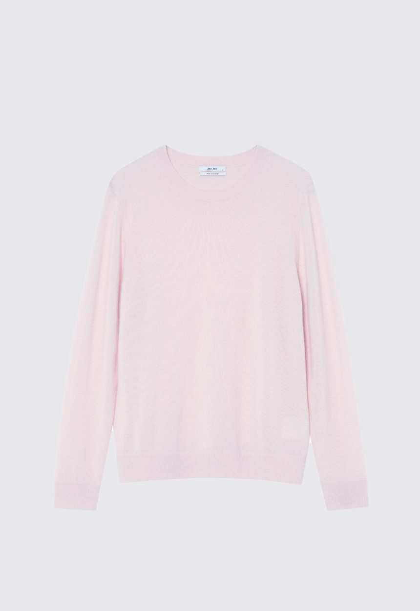 Jac + Jack Beckham Cashmere Sweater - TI Pink