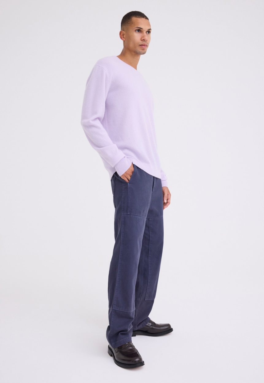 Jac + Jack Card Wool Cashmere Sweater - Bloom Lilac