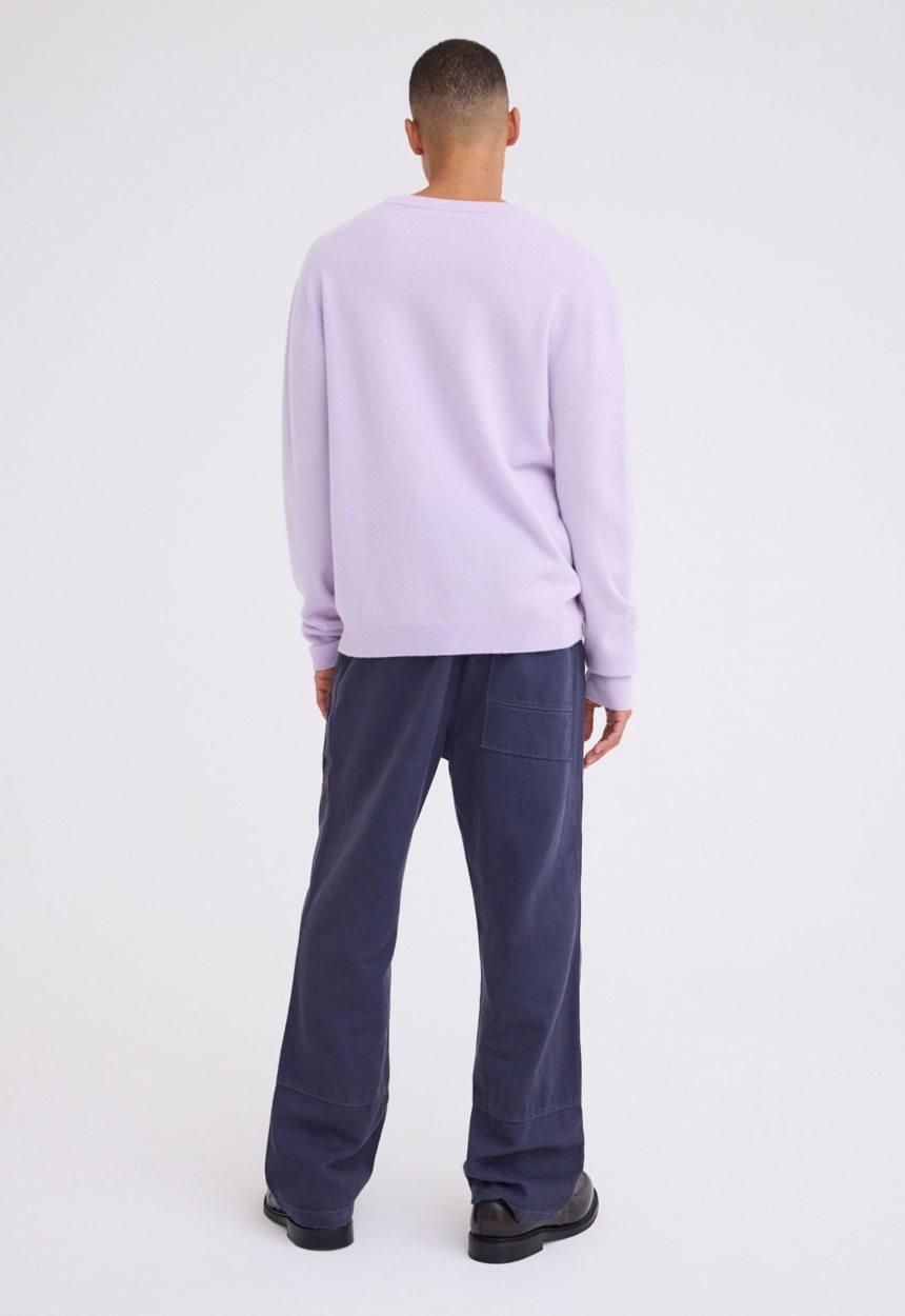 Jac + Jack Card Wool Cashmere Sweater - Bloom Lilac