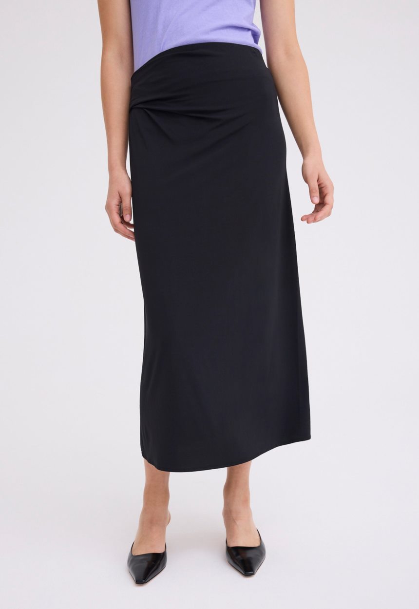 Jac + Jack Suri Midi Skirt - Black