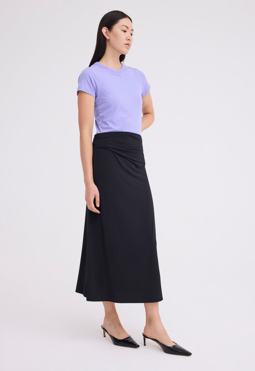 Jac + Jack Suri Midi Skirt - Black