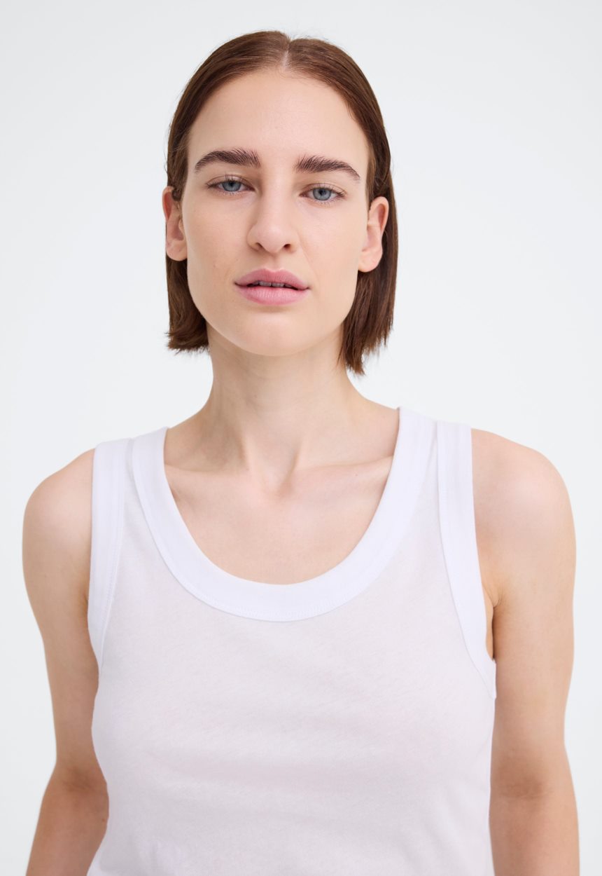 Jac+Jack Wrangler Tank - White